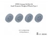 E.T. Model P35-102 WWII German Sd.Kfz.234 Small Diameter Weighted Wheels Type.2 1/35